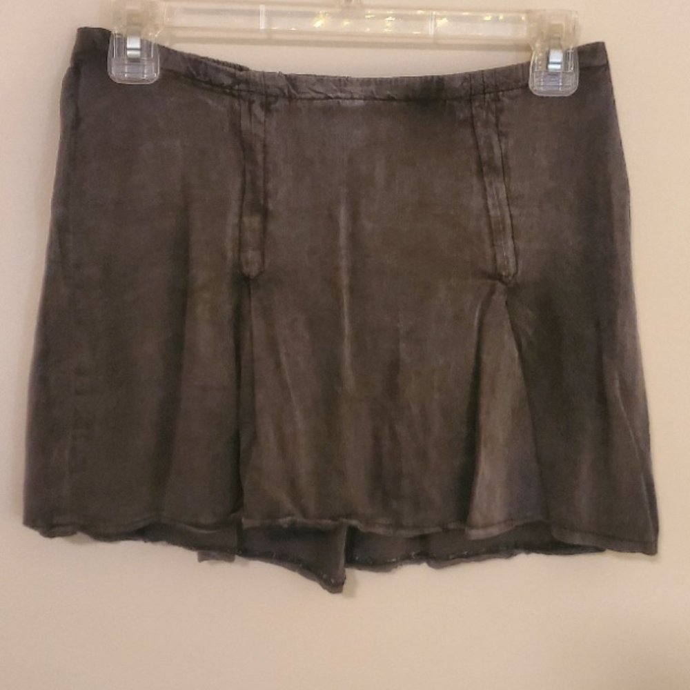 Adam Levine Gray Mini Skirt